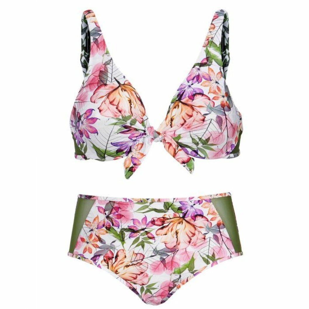 Blommig bikini