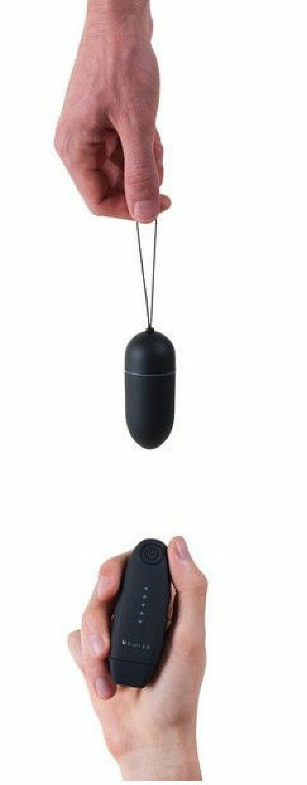 Svart trådlös vibrator med snöre Bnaughty Classic Unleashed, B Swish