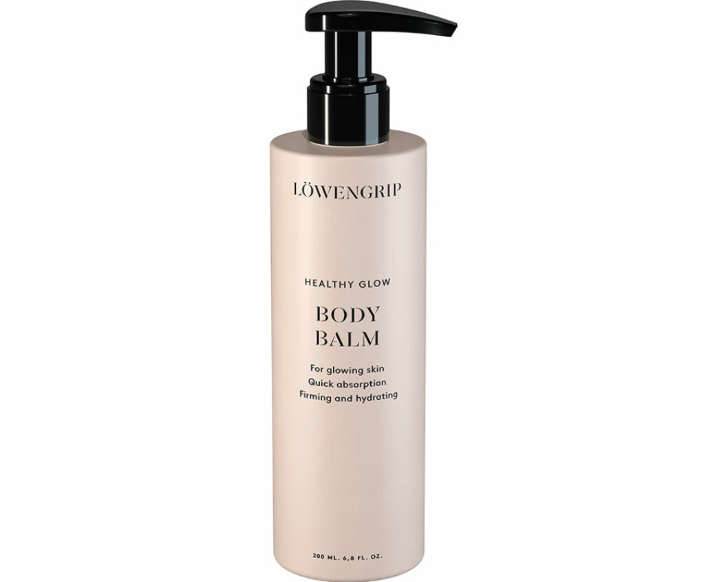 Bodybalm som ska hjälpa till att ge glow