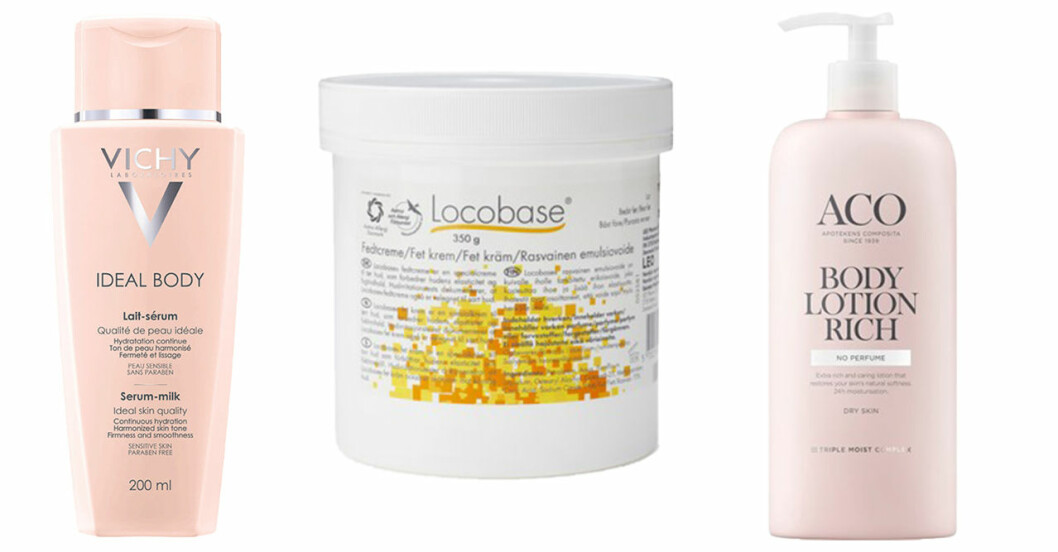 Bodylotion för torr hud