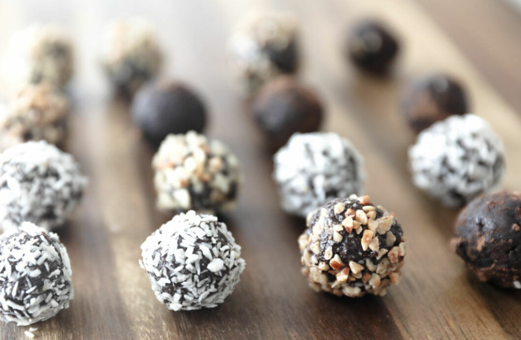 Raw food chokladbollar.