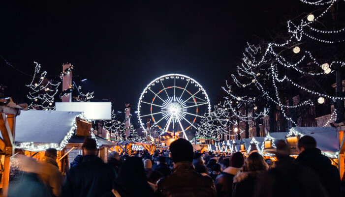 Julmarknad i Bryssel