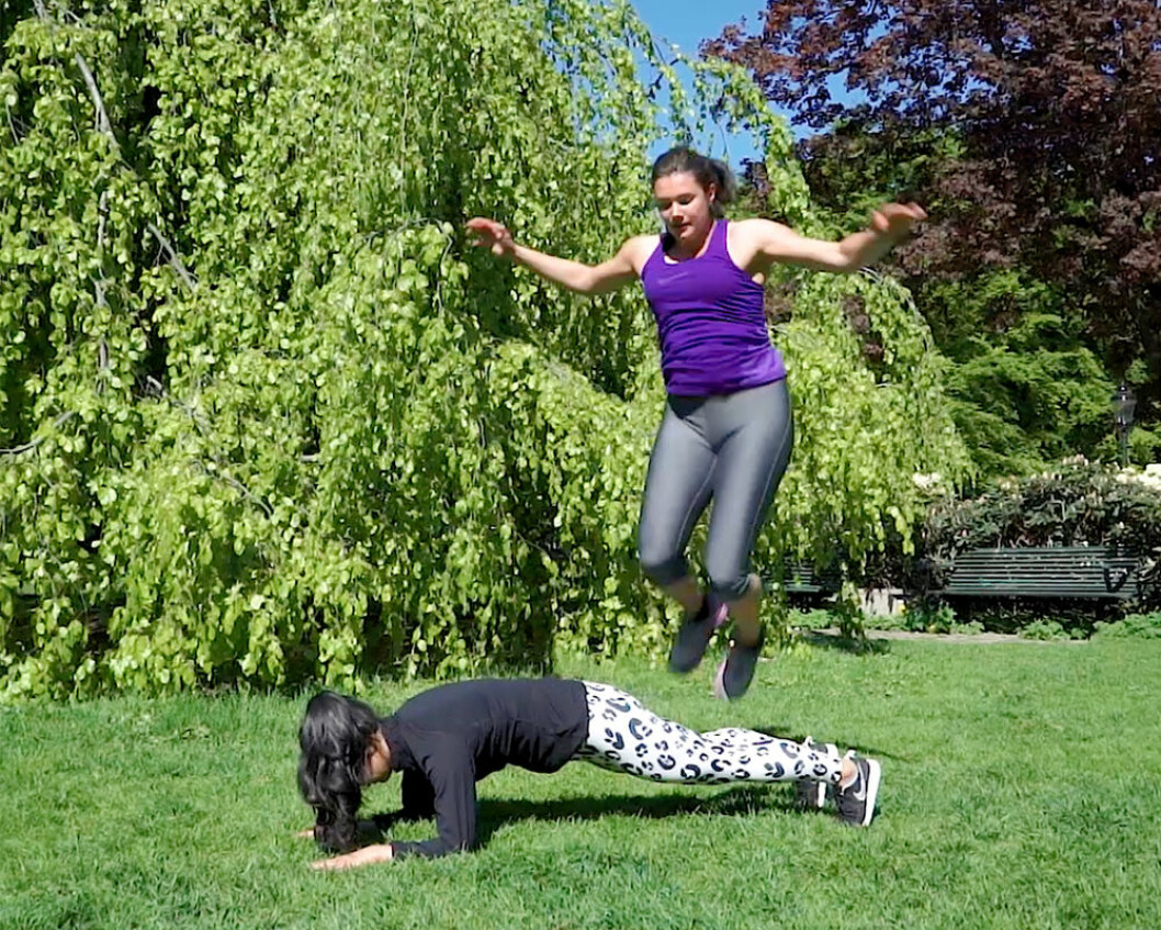 Plankan och burpee over – HIIT-övningar