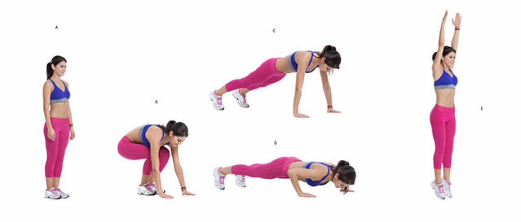 burpees ovning