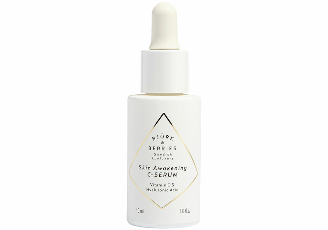 Serum med fukt glow och c-vitamin