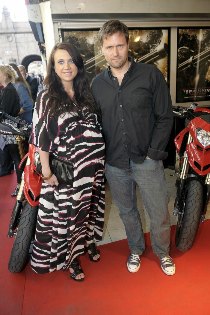 Camilla Läckberg och Martin Malin