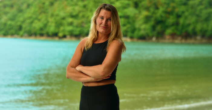 Camilla Salén Sjögrens har tagit med en ficklampa som personlig (och smart) sak.<br class=""><span class=" italic" data-lab-italic_desktop="italic">Foto: TV4.</span> Camilla Salén Sjögren