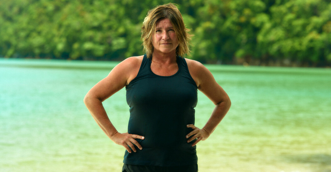 Camilla Widing tar med sig ett doftljus att tända när mörkret faller.<br class=""><span class=" italic" data-lab-italic_desktop="italic">Foto: TV4.</span> Camilla Widing.