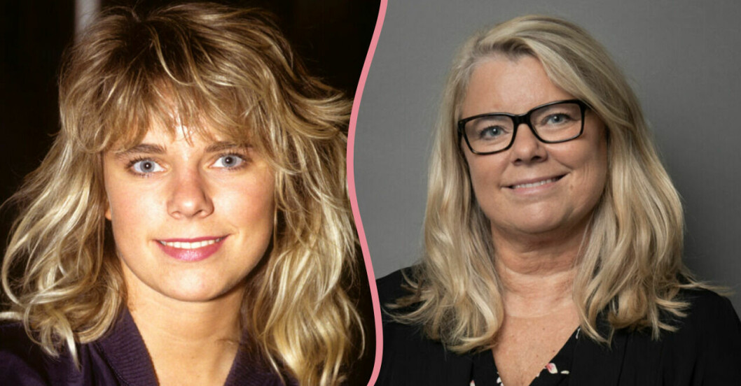 1990 – och 2020. Carin Hjulström då och nu