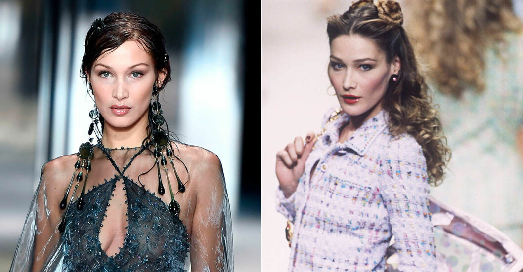 Bella Hadid och Carla Bruni