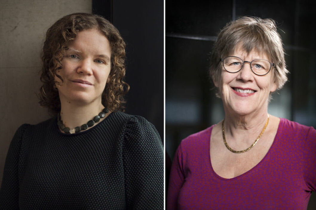 Cecilia Chrapkowska och Agnes Wold.