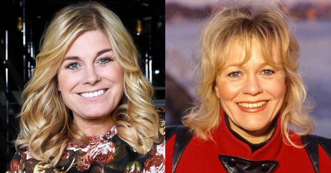 Christina Schollin och Pernilla Wahlgren