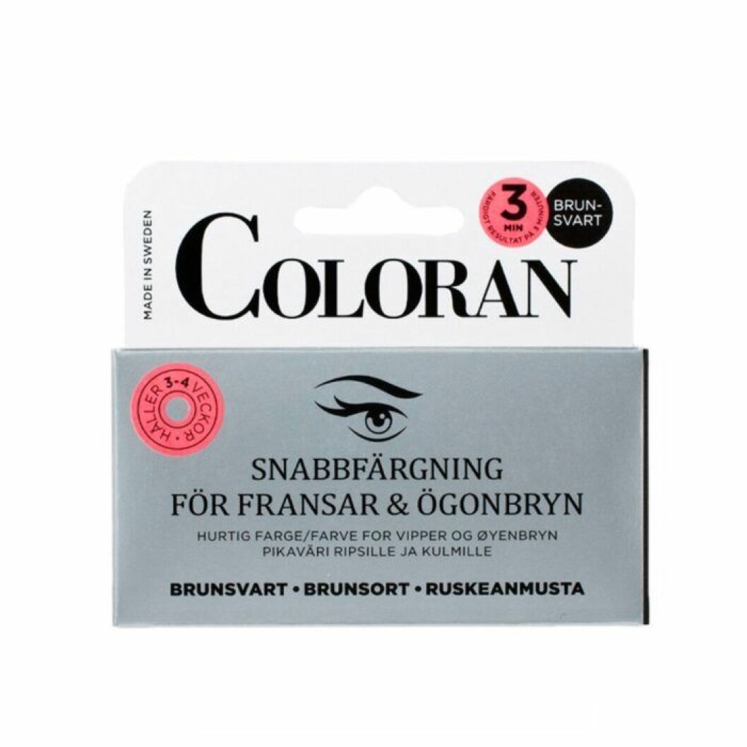 Coloran snabbfärgning ögonbryn