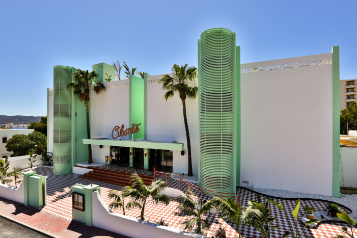 Kuba-inspirerade hotellet Cubanitos. Cubanitos hotell på Sant Antoni Ibiza