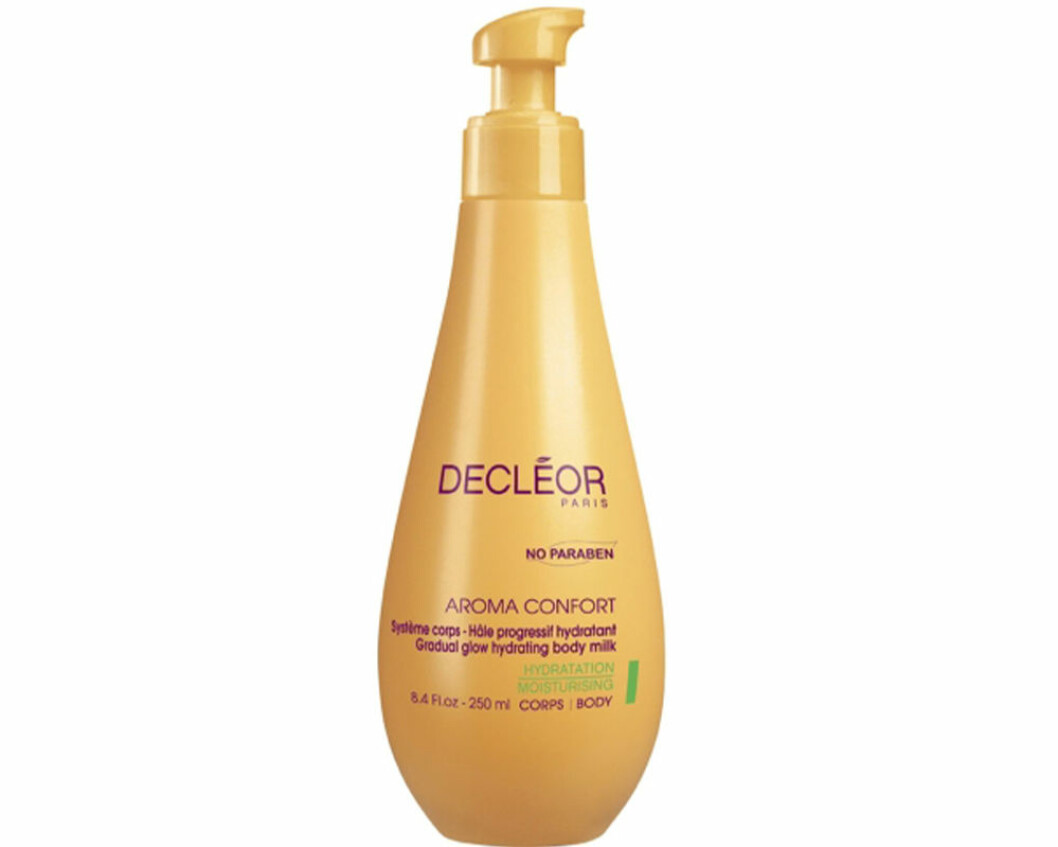 Bodylotion som ska bygga upp ett gradvist glow och skimmer