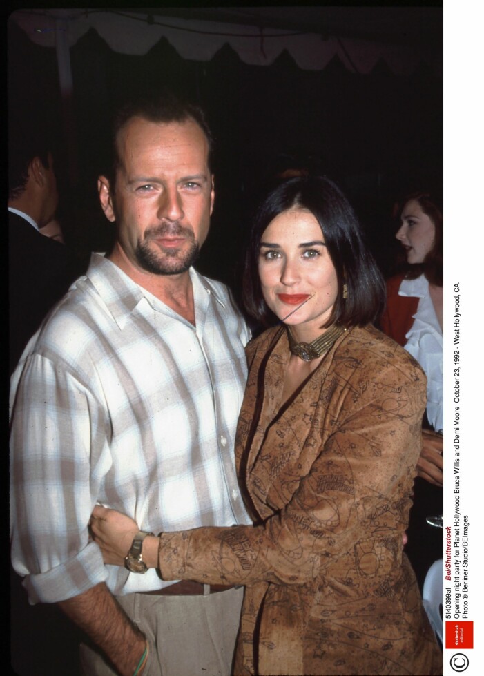 Demi Moore och Bruce Willis