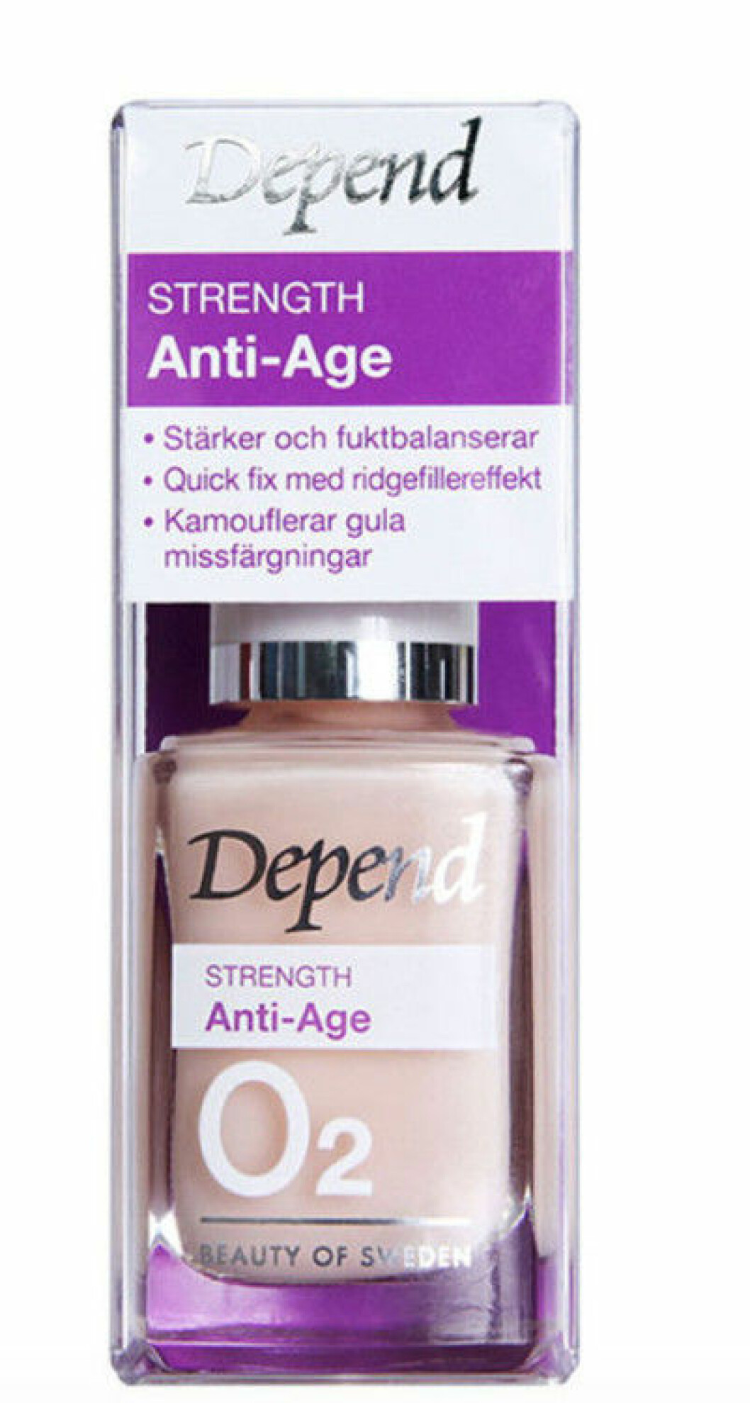 Depends O2 Strength Anti-Age stärker nageln