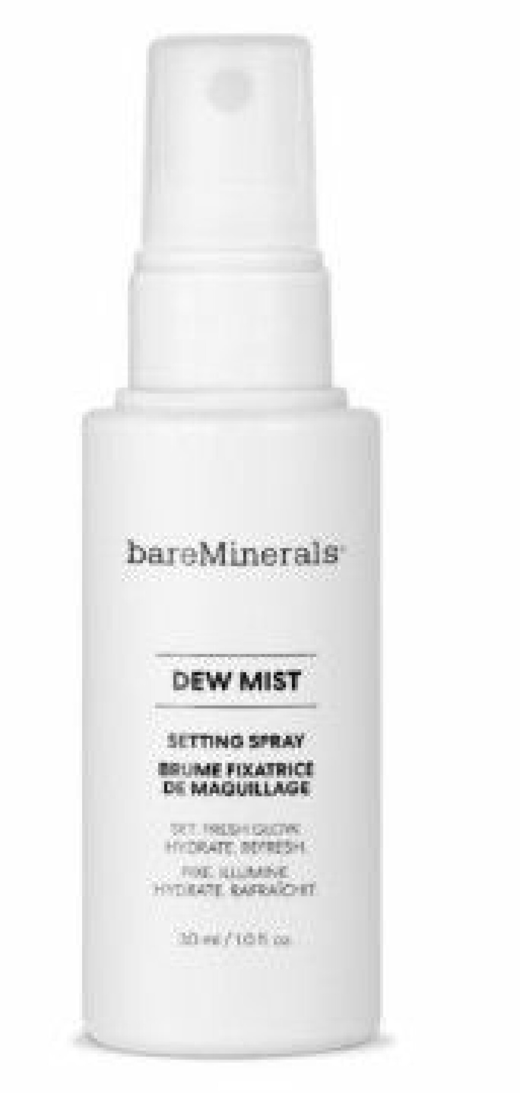 Spray som används över makeup för att den ska hålla längre. Från bare Minerals.
