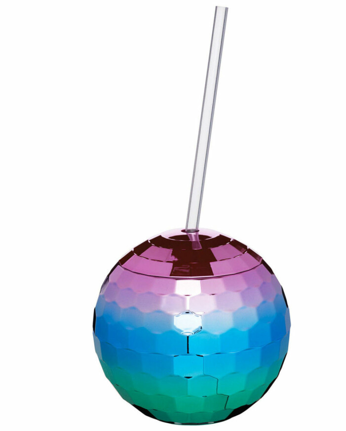 Glas som är en discokula
