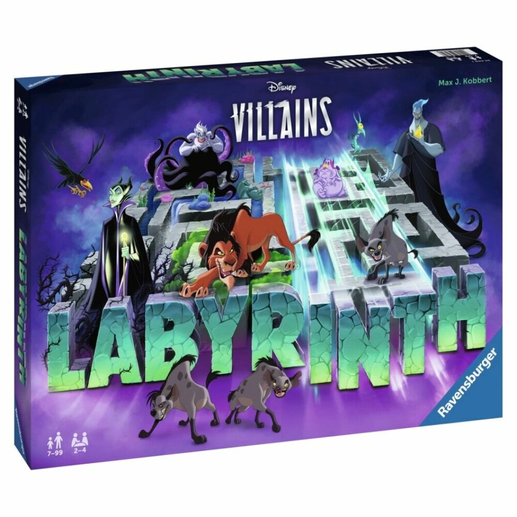 labryint disney villians spel