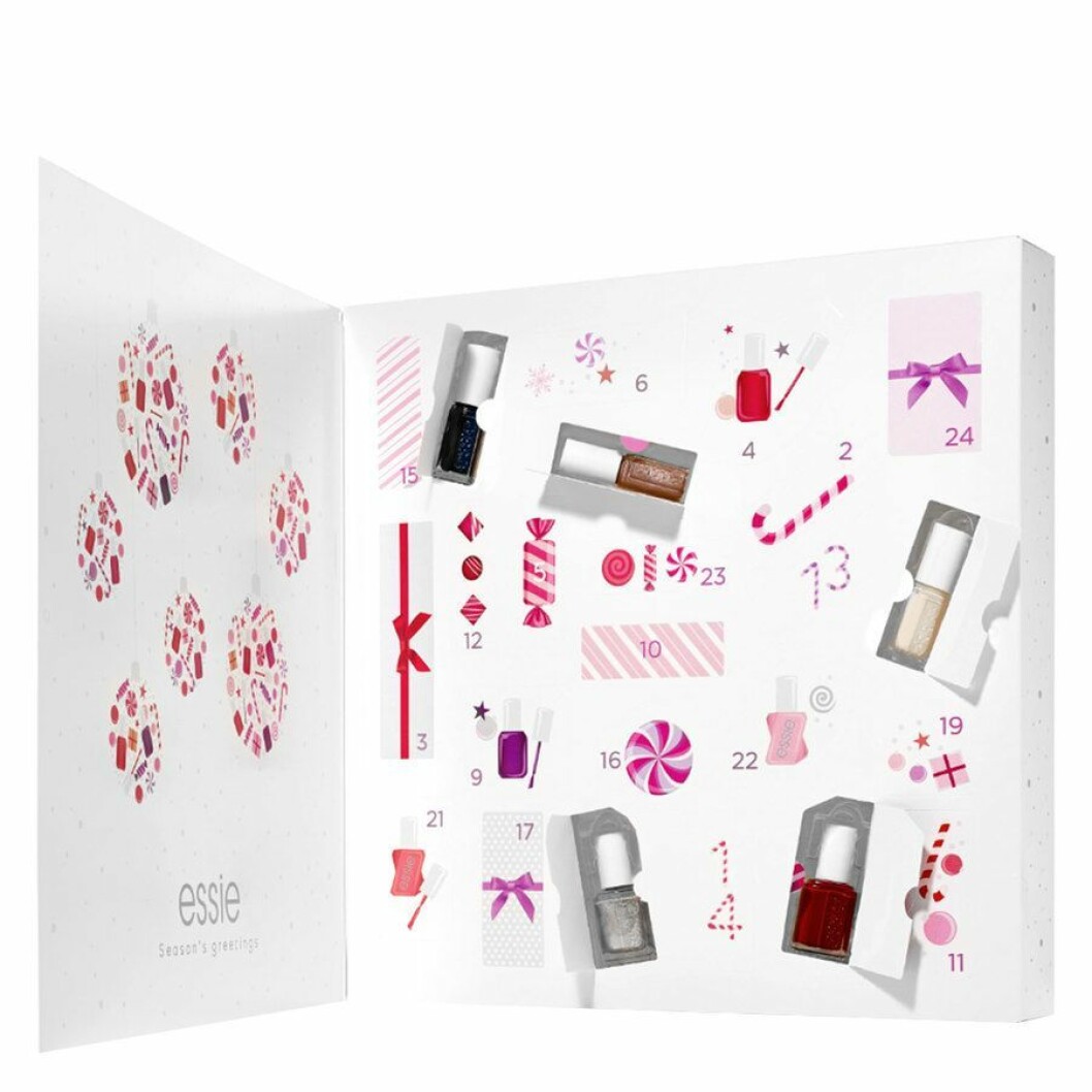 Essie adventskalender med nagellack 2018