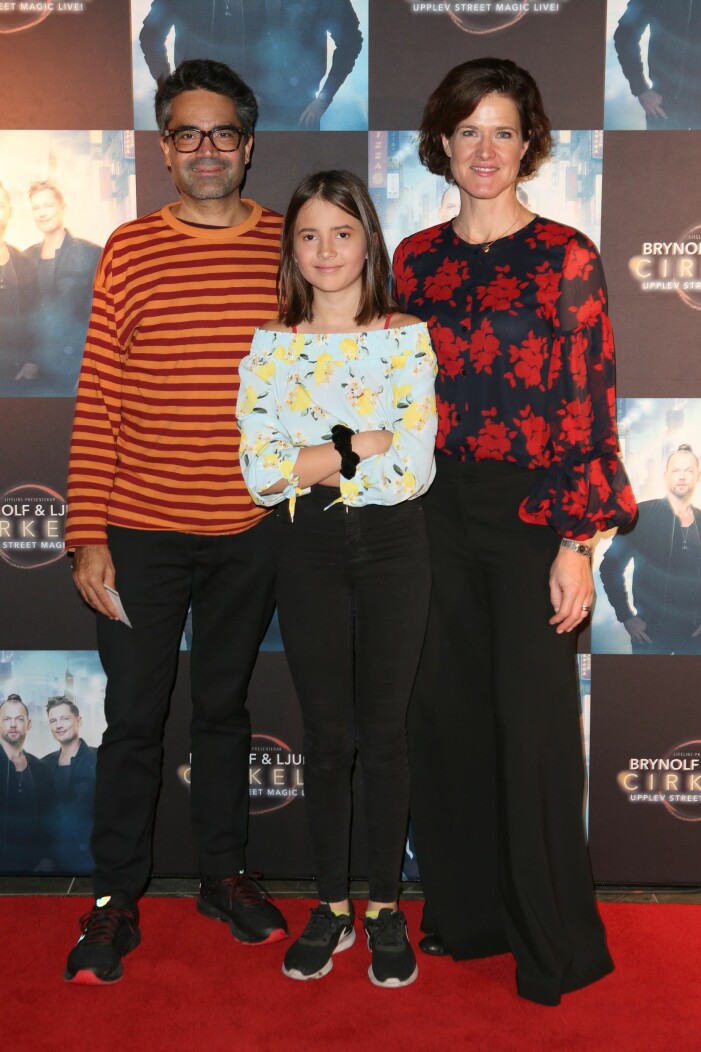 Familj Kinberg Batra. Foto: Charlotte Brunzell/TT. David, Elvira och Anna Kinberg Batra