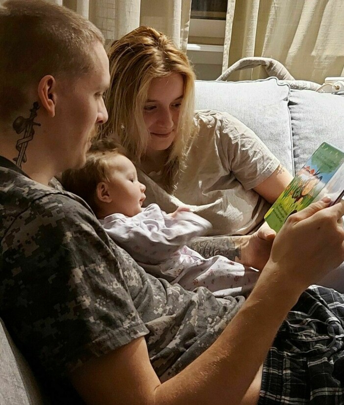 Selma kom som en överraskning, men var så älskad från första stund. Rasmus, Isabelle och Selma