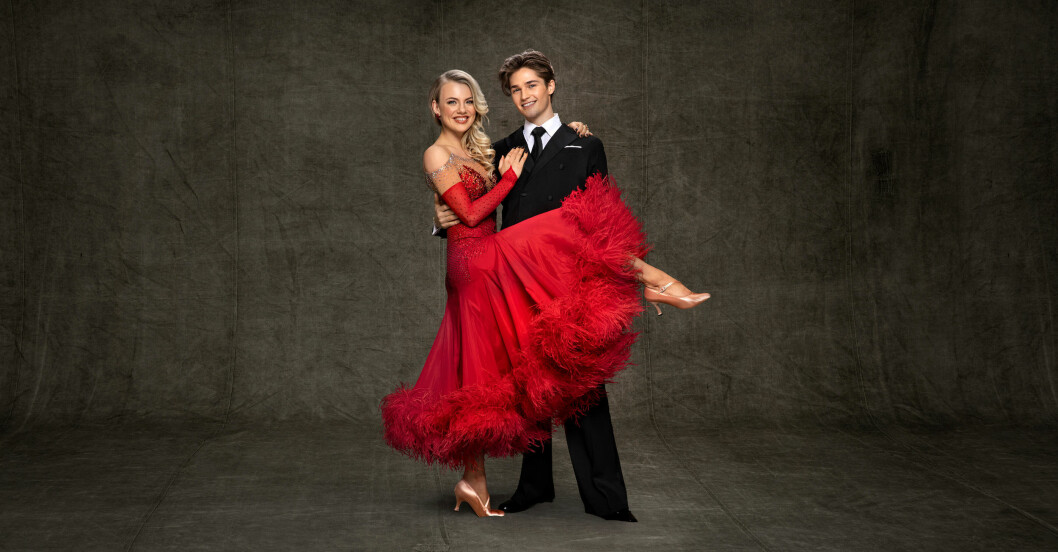 Filip Lamprecht och Linn Hegdal i Let's dance 2021..