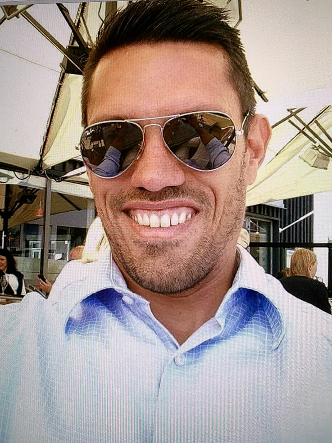 Full av glädje. Det är så Filippa minns sin Andreas. filippa förlorade man