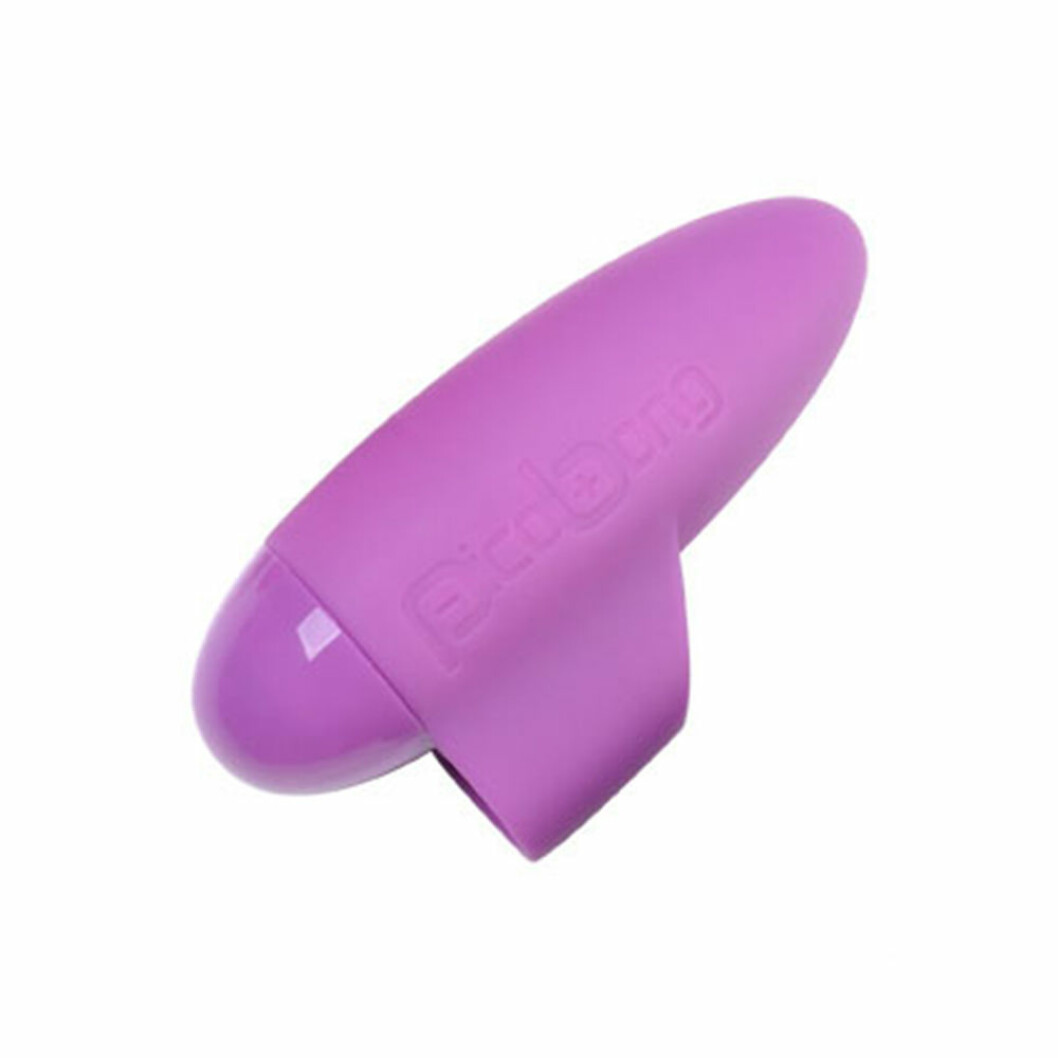 Lila fingervibrator