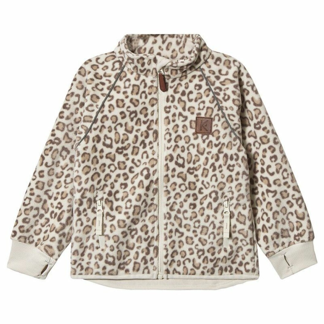 Leopardmönstrad fleece från Kenza Kuling