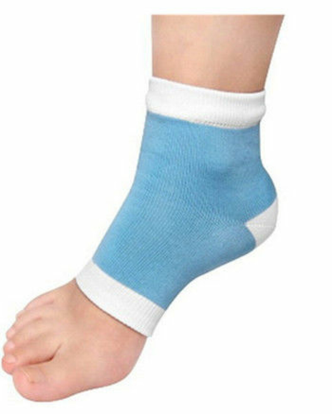 Socka med gelkudde i hälen