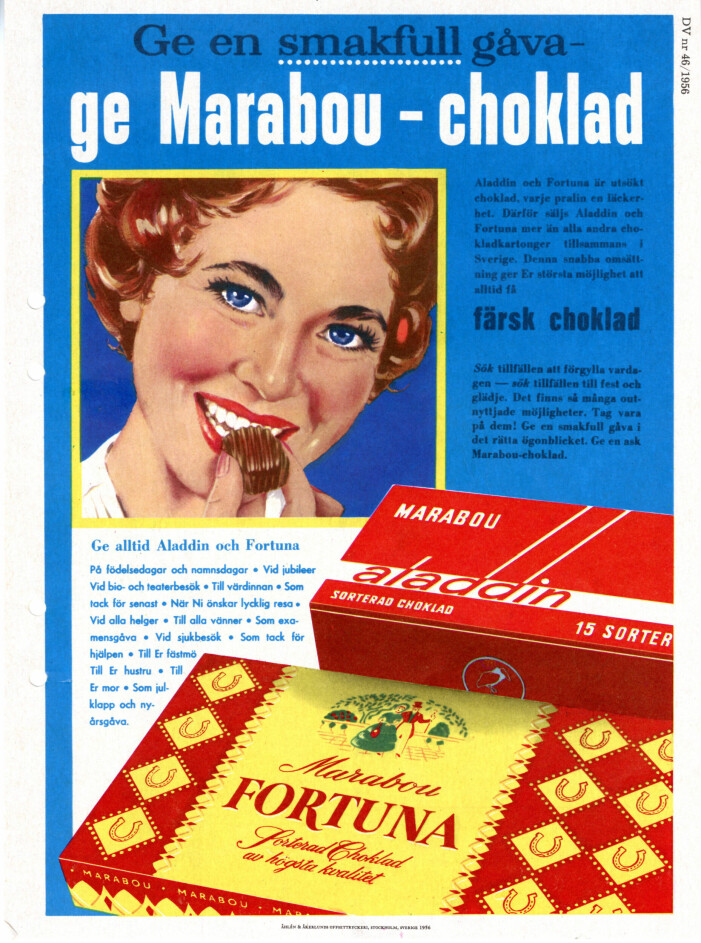 gammal Maraboureklam