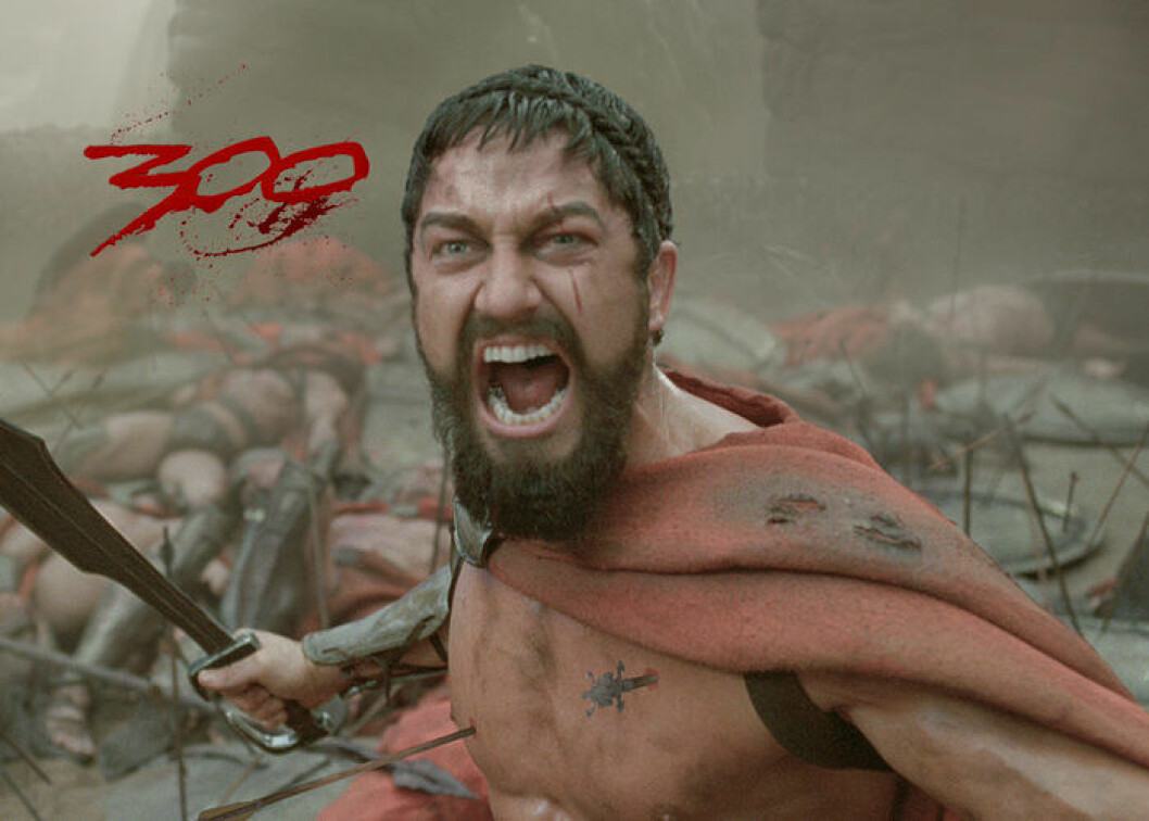 Gerard Butler i 300 Gerard Butler.