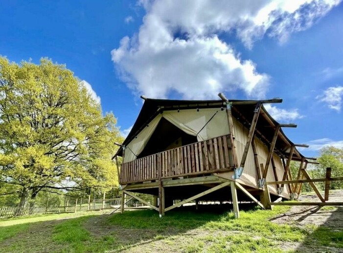 Glampingstuga Skånes Djurpark. Glampingstuga Skånes Djurpark