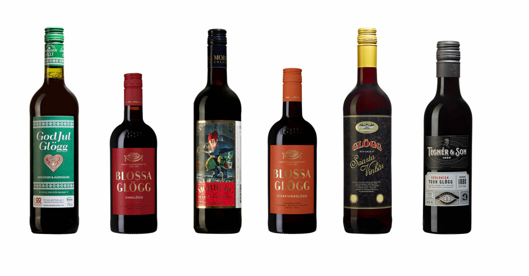Sötaste glöggen är God Juls glögg med nästan en fjärdedel socker. En variant med betydligt mindre är Tegnèr & Sons vinbärsglögg. Gloggsorter 2021