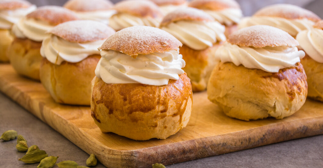 Glutenfria och sockerfria semlor.