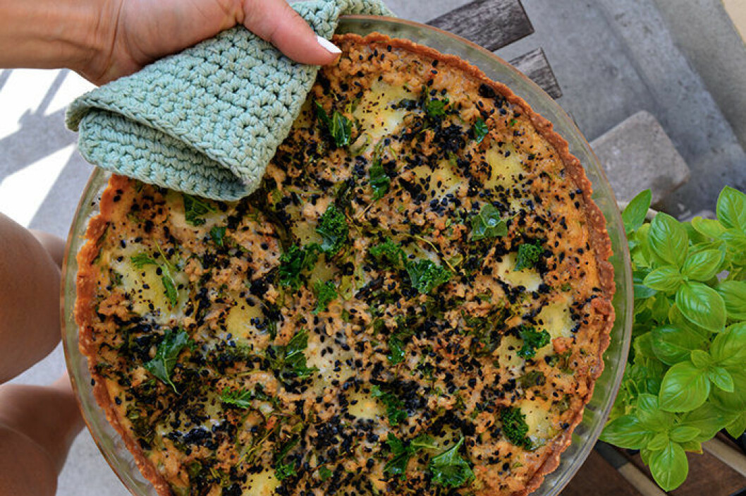 glutenKyckling-och-mozarellapaj