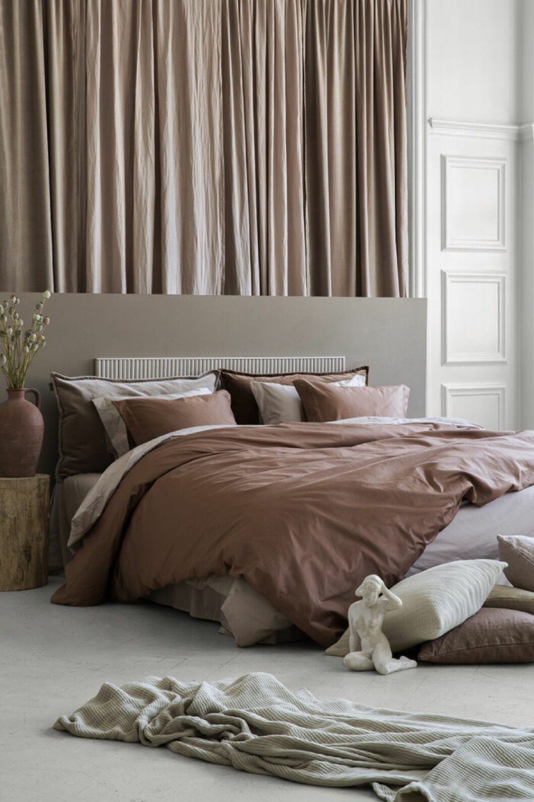 Foto: Granit Sängkläder från Granits kollektion Muted Tones i ekologisk bomull och linne