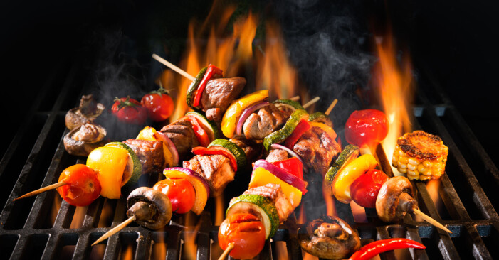grillade grönsaker kan bli mindre nyttigt att äta