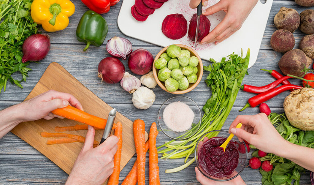Vegetarisk kost kan orsaka psykisk ohälsa enligt en ny studie. Foto: IBL