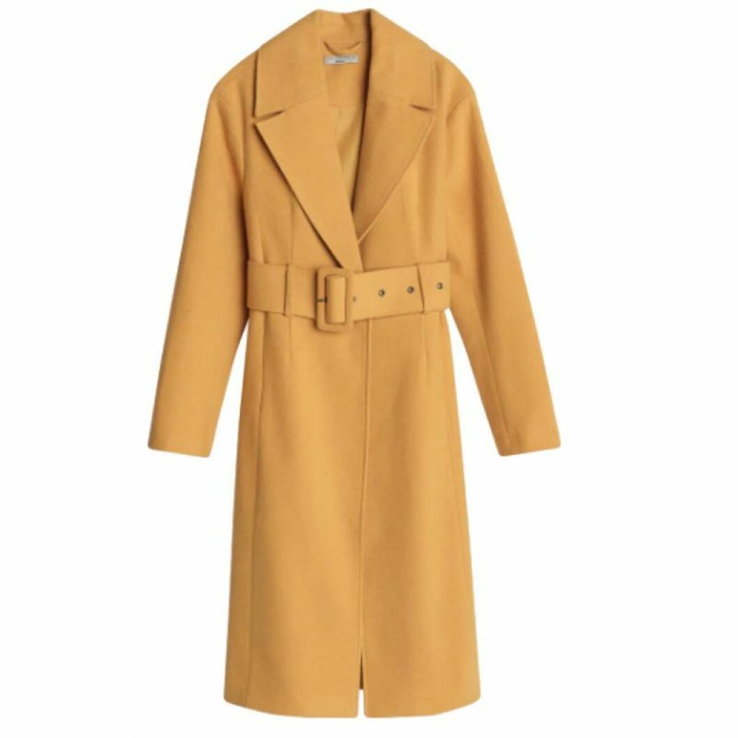 Gul kappa från Gina tricot
