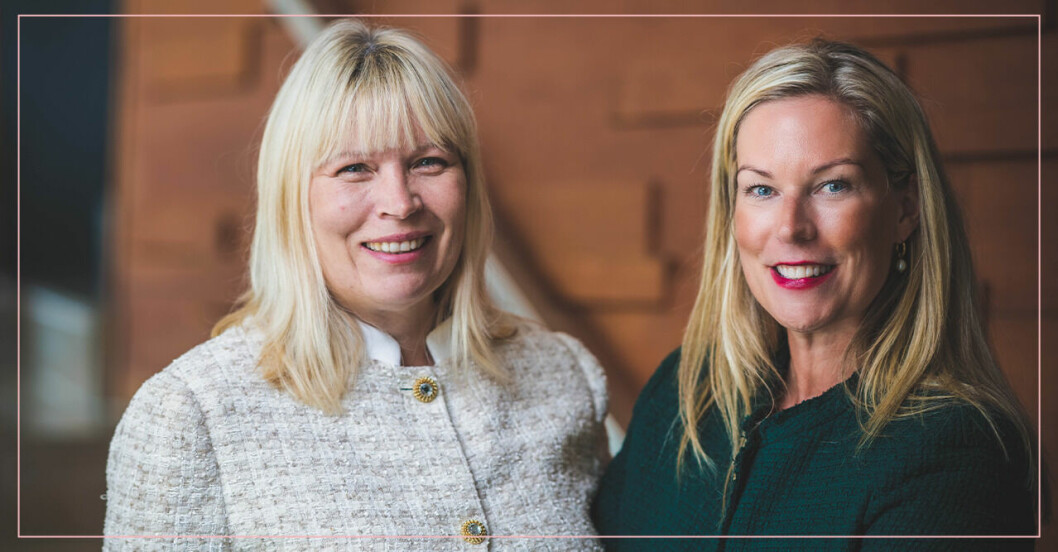 Experterna Nina Jansdotter, beteendevetare och personlig coach, och Joanna Törngren Redebrant, grundare Nyfikna Investerare