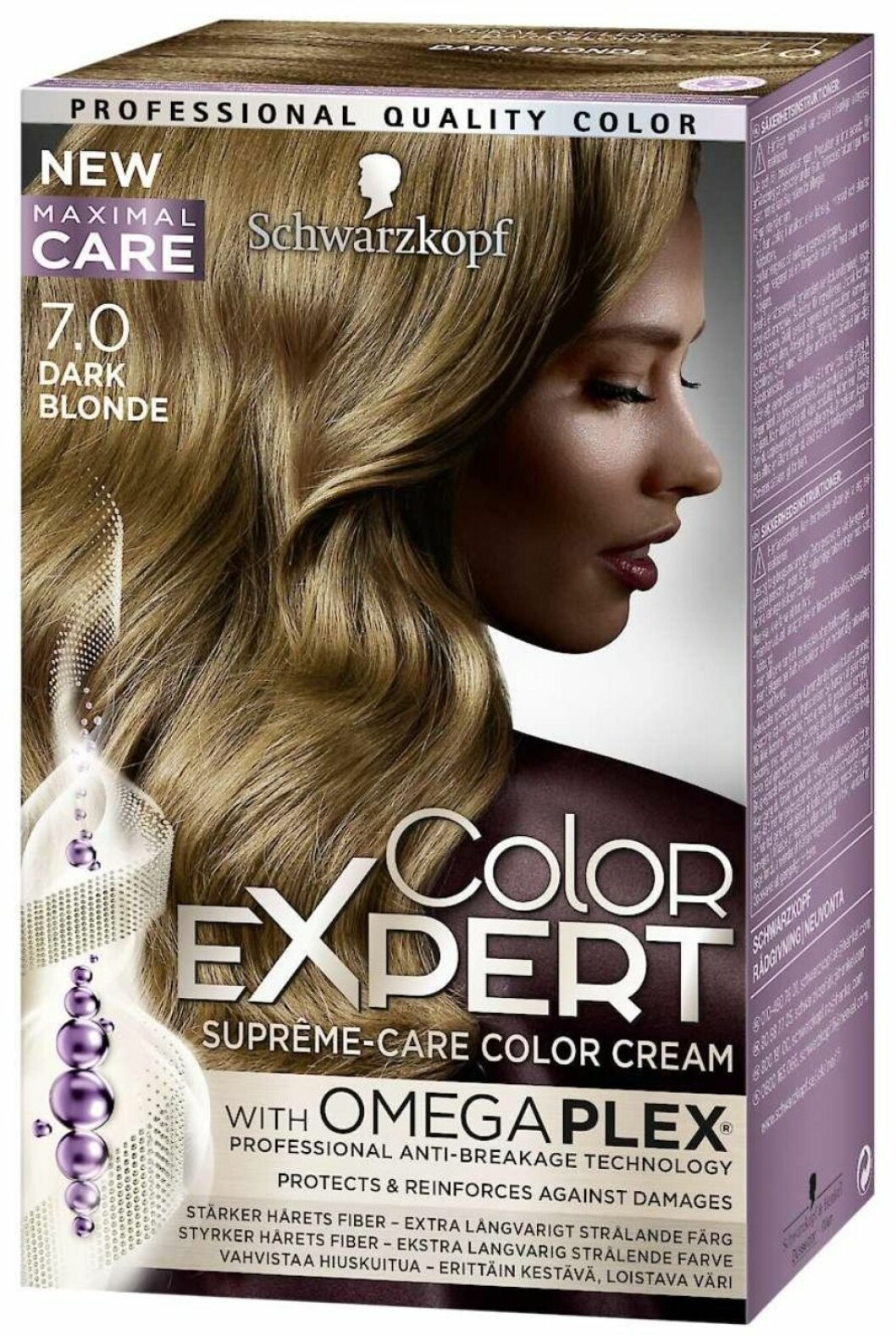 Nyanser i cendréguld och kalla, beiga toner klär de flesta. Här Color Expert i färgen Dark Blonde. Från Schwarzkopf, 119 kr.