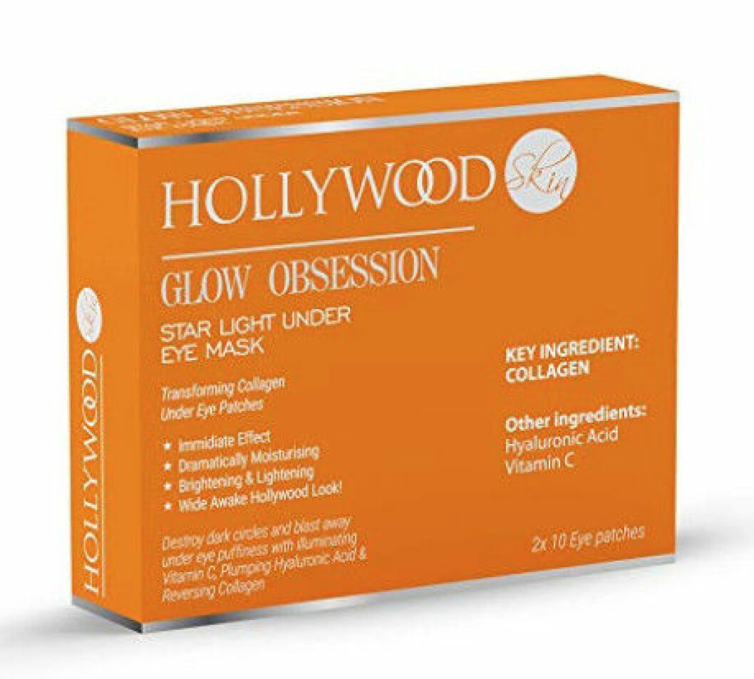 ögonmask som ljusar upp. Från Hollywood Glow Obsession star light under eye mask