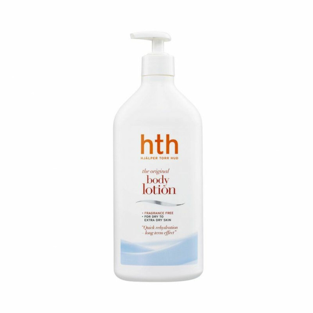 The Original body lotion, från hth. <a href="https://track.adtraction.com/t/t?a=1136856392&as=1213658115&t=2&tk=1&epi=boostabrannan&url=https://www.ahlens.se/Skonhet/hudvard/kropp/bodylotion-kroppsoljor-15290/hth-original-body-lotion-89955662/" target="_blank" rel="noopener">Här kan du köpa den</a>. Hudlotion