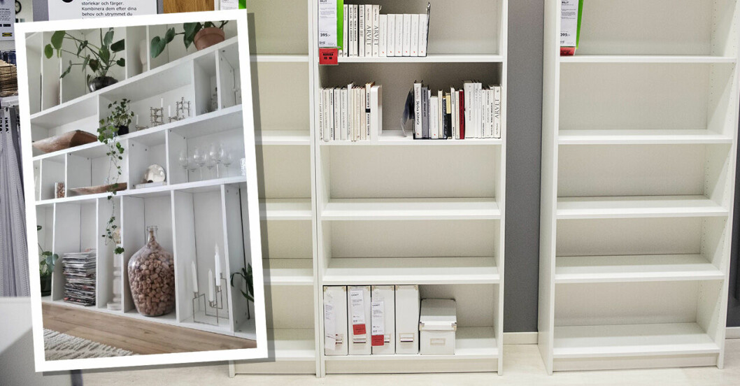 IKEA:s Billy bokhylla förvandling