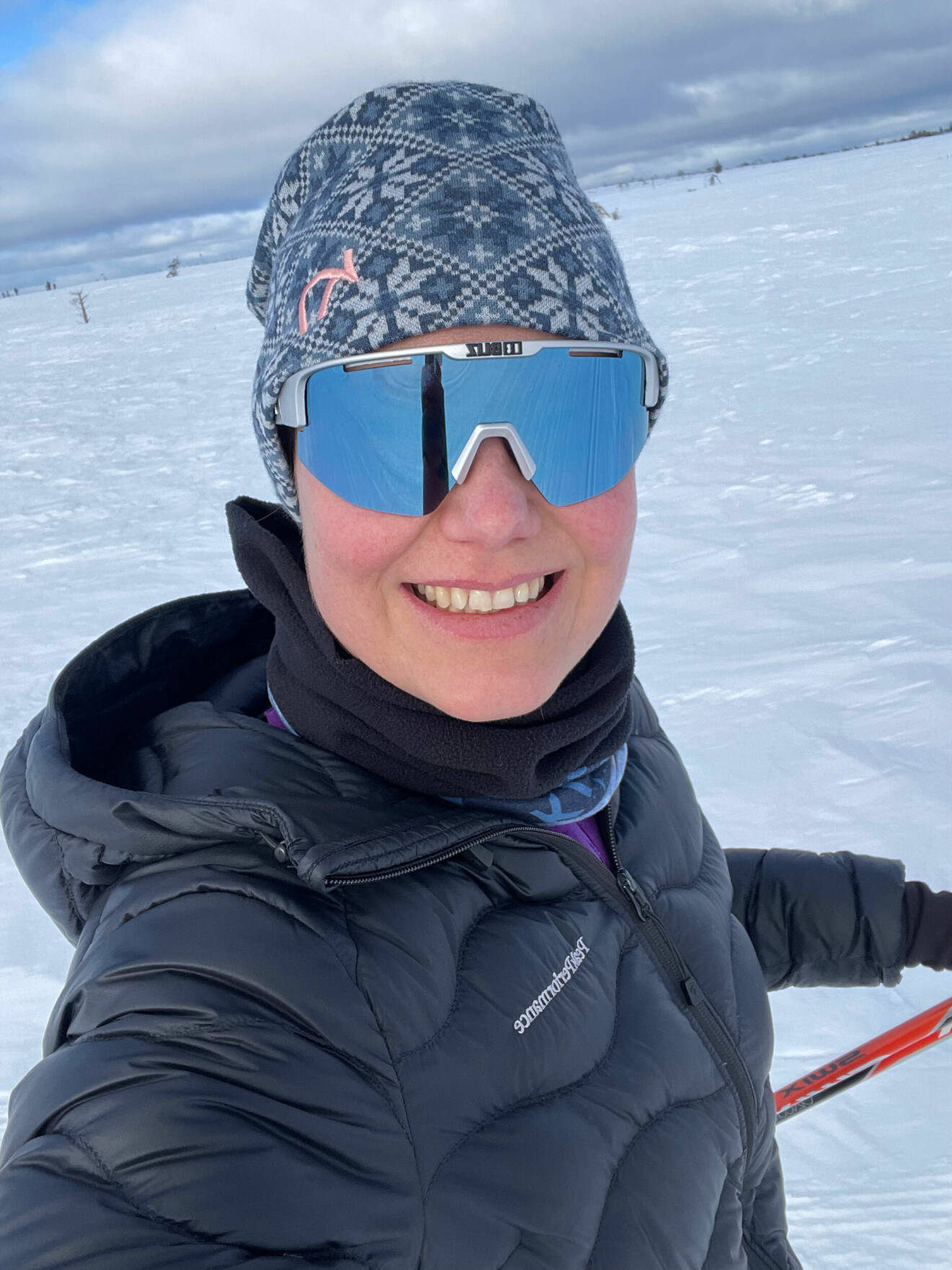 Linda åker skidor