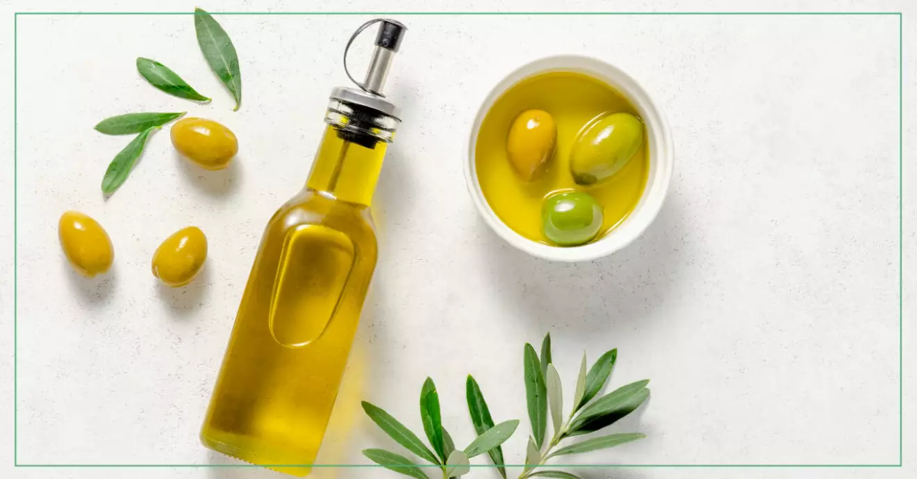 En flaska olivolja