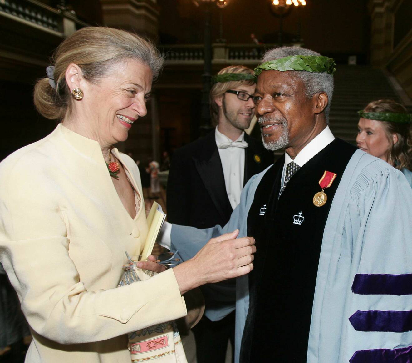 Nane Annan och Kofi Annan